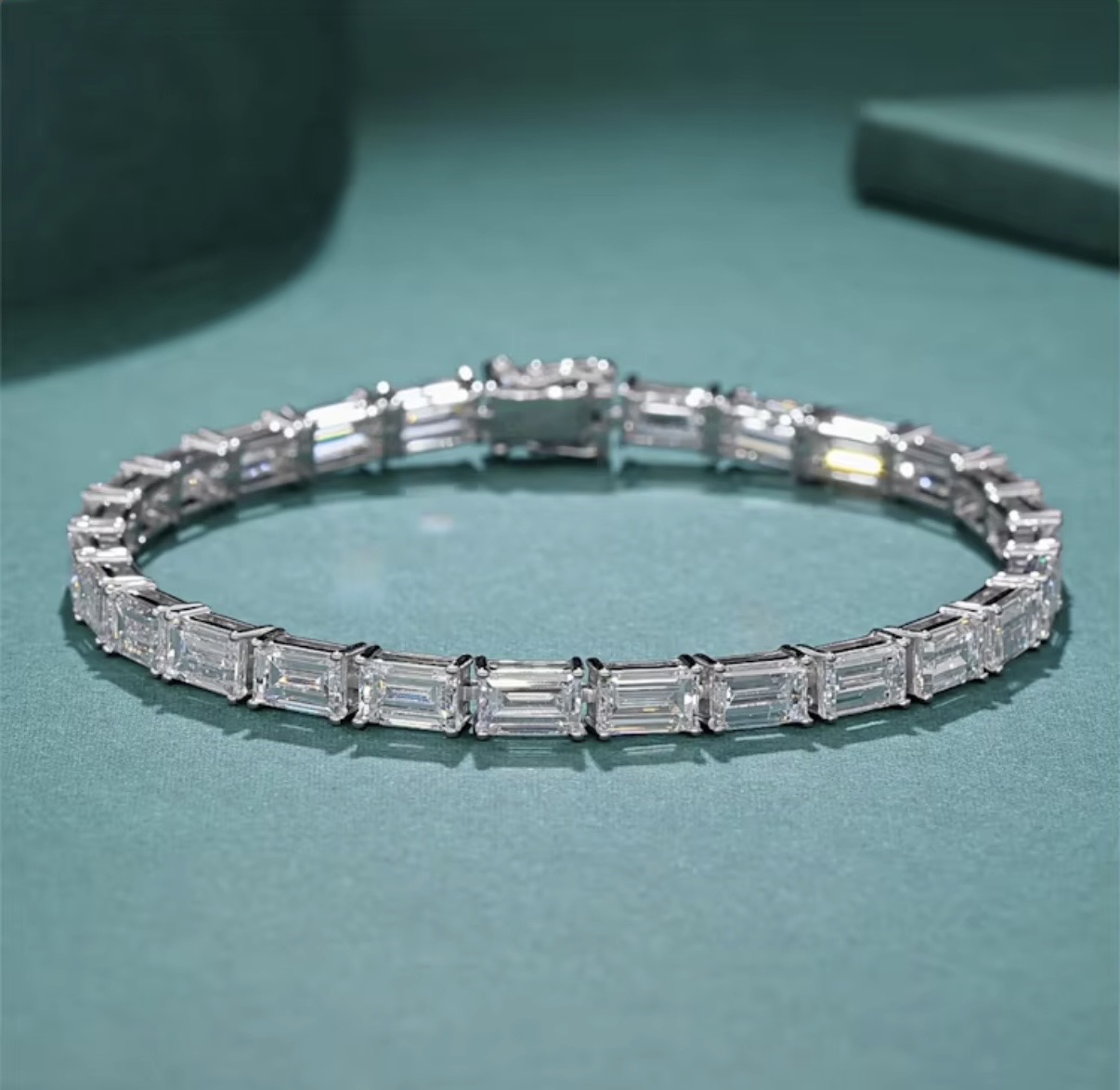 Baguette Diamond Tennis Bracelet